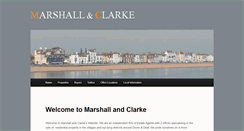 Desktop Screenshot of marshallandclarke.com